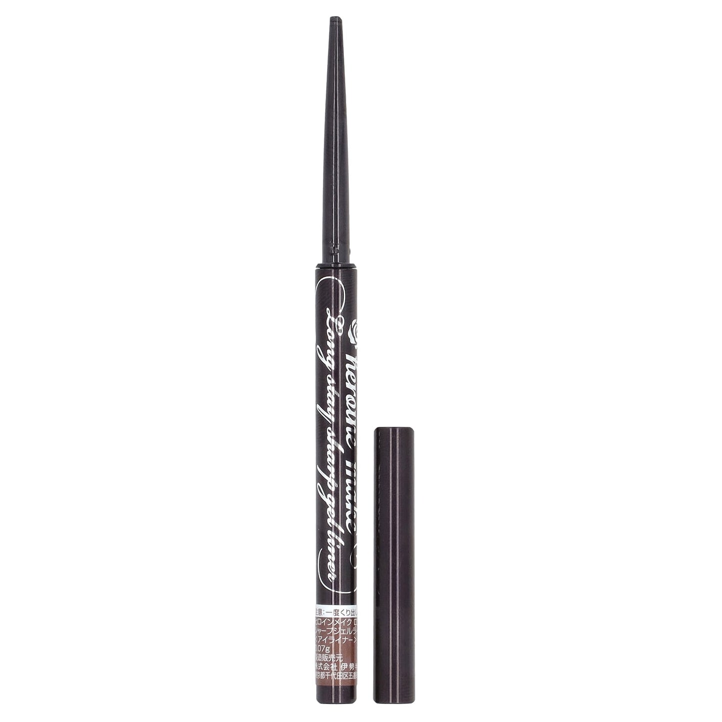 KissMe, Heroine Make, Long Stay Sharp Gel Liner, 02 Dark Brown, 0.002 oz (0.07 g) - Image 1