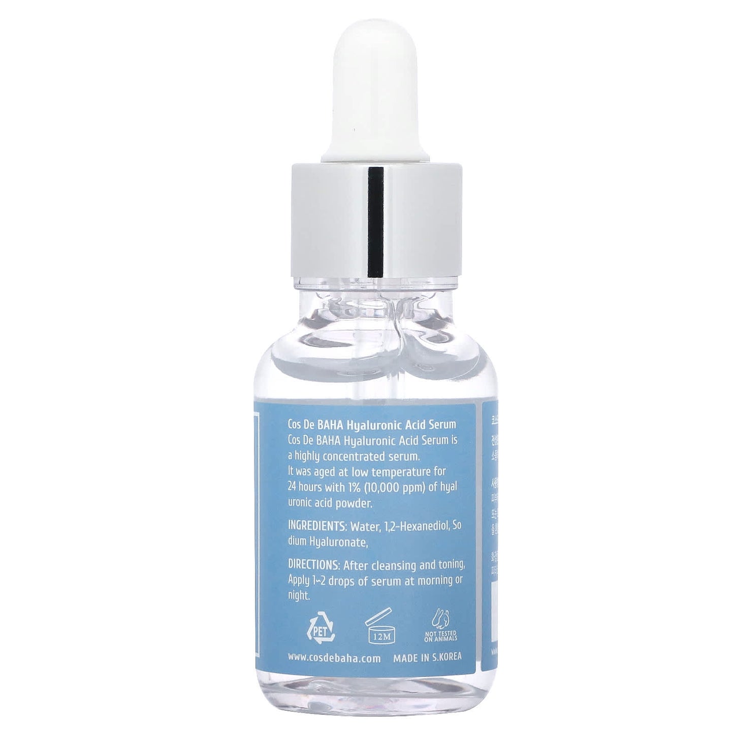 Hyaluronic Acid Serum by Cos De BAHA - 24hr Low-Temp Aging Formula - Image 2