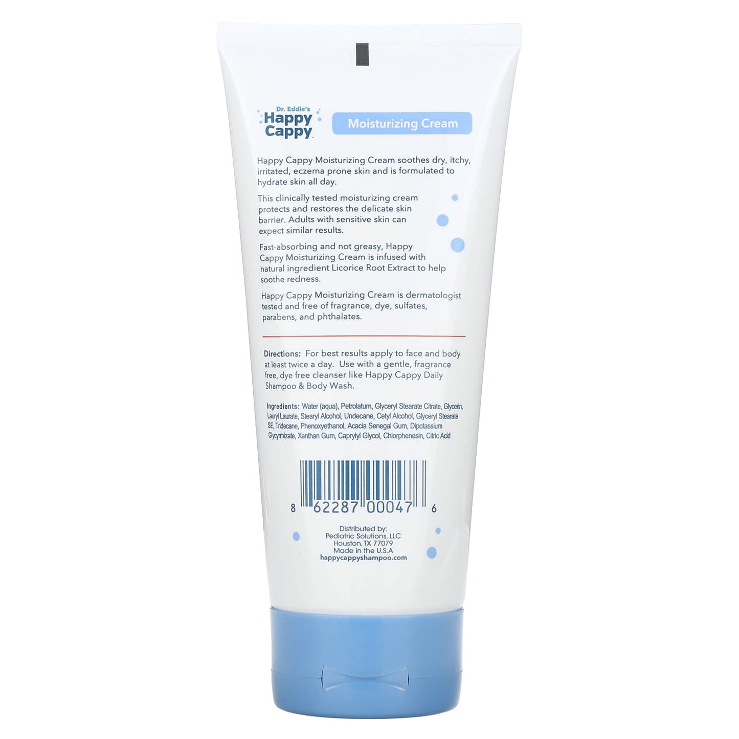 Eczema Relief Moisturizing Cream, Fragrance & Dye Free, 6 fl oz (177 ml) - Image 2