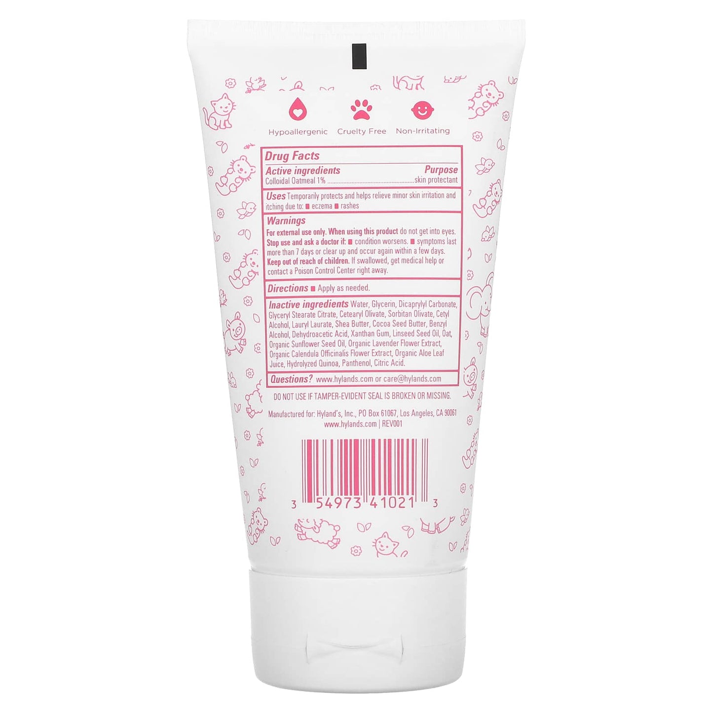 Hyland's Naturals Eczema Cream for Sensitive Skin, 5oz - Image 2