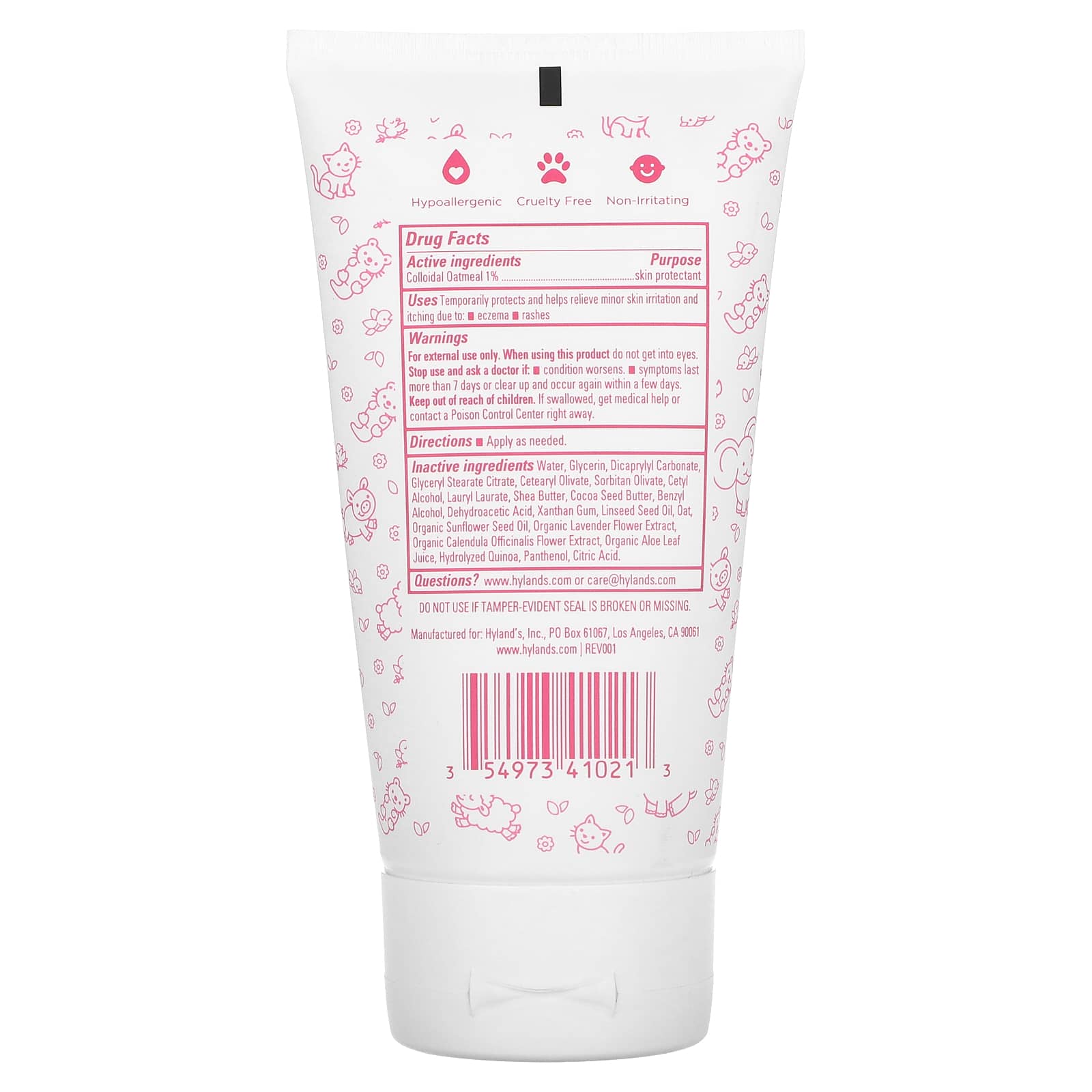Hyland's Naturals Eczema Cream for Sensitive Skin, 5oz - Image 2