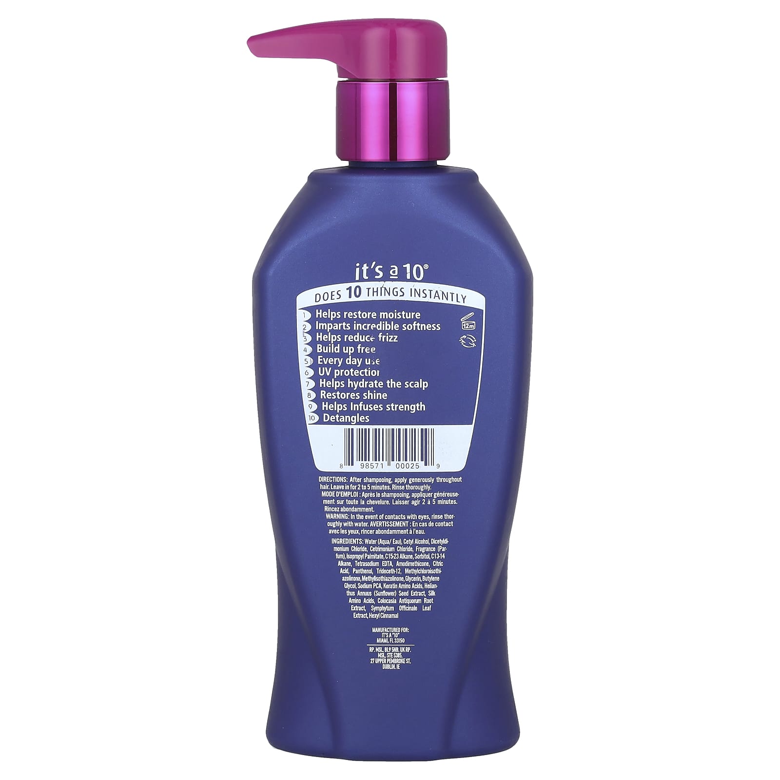 Miracle Daily Conditioner by It's a 10 - Cruelty-Free & Moisturizing Hair Care - Image 2