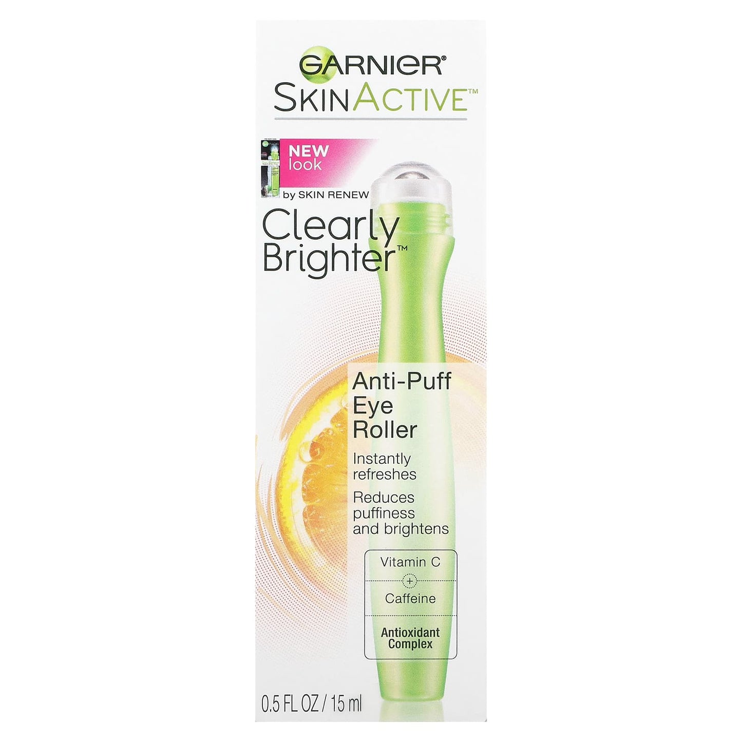 Garnier SkinActive Anti-Puff Eye Roller, Instantly Refreshes & Brightens, 0.5 fl oz - Image 2