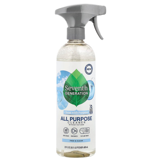 Seventh Generation, All Purpose Cleaner, Free & Clear, 23 fl oz (680 ml) - Image 1