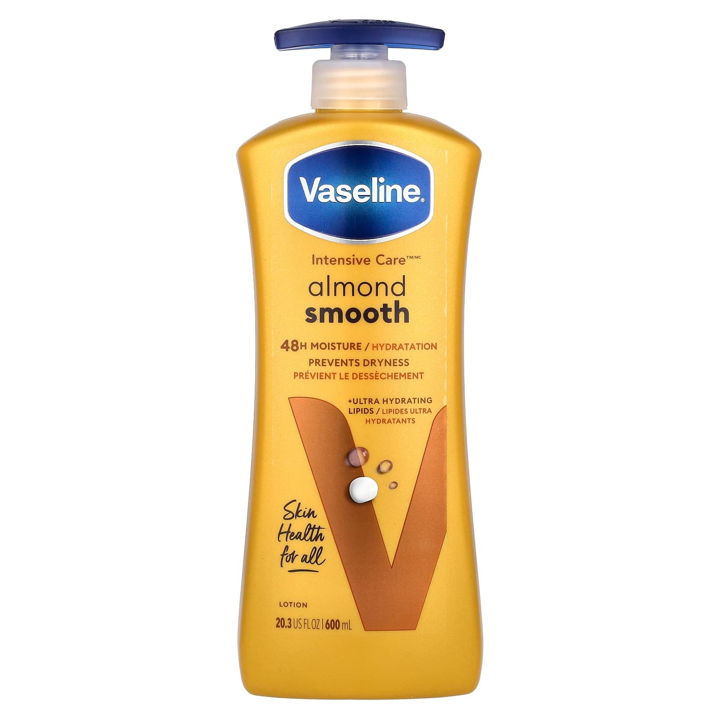 Vaseline, Intensive Care™, Almond Smooth Lotion, 20.3 fl oz (600 ml) - Image 1