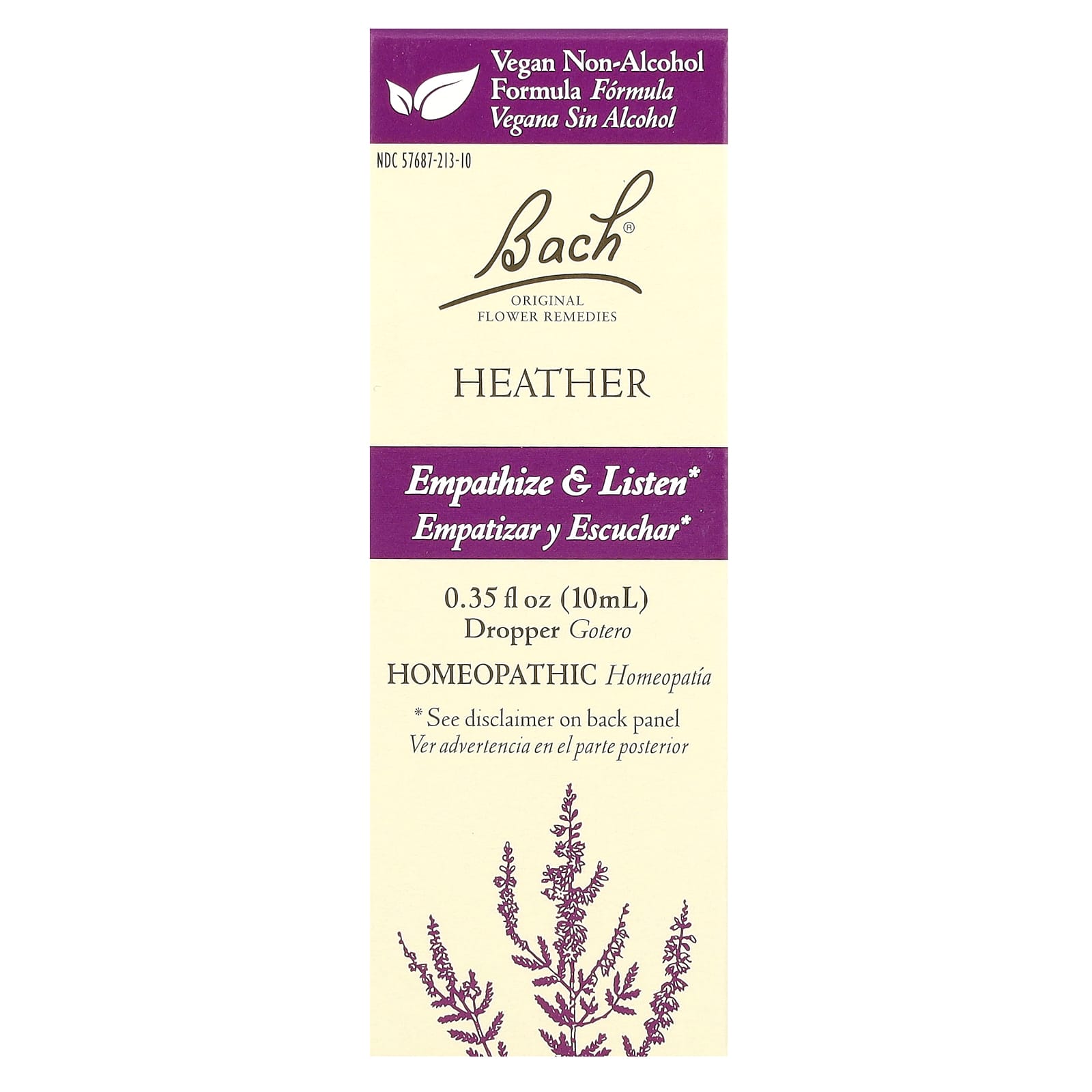 Bach Original Flower Remedies - Heather for Emotional Balance - Image 1