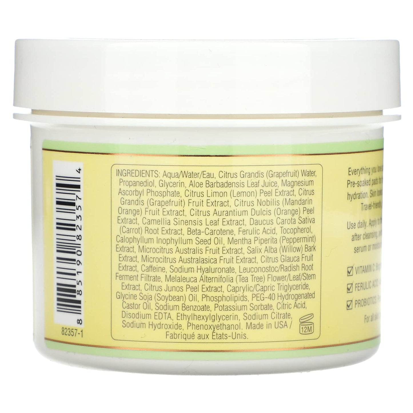 Pixi Beauty, Skintreats, Vitamin-C Tonic To-Go, 60 Pads - Image 2