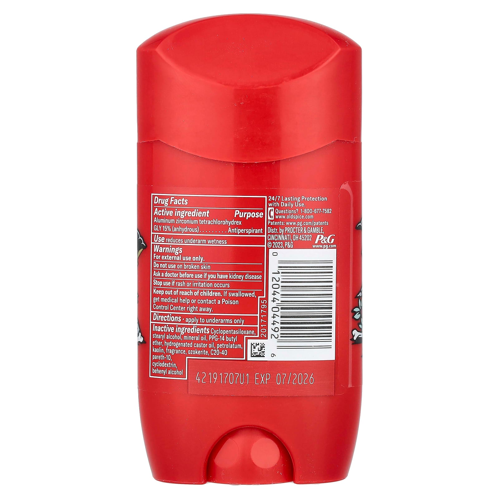 Old Spice, Antiperspirant & Deodorant, Night Panther, 2.6 oz (73 g) - Image 2