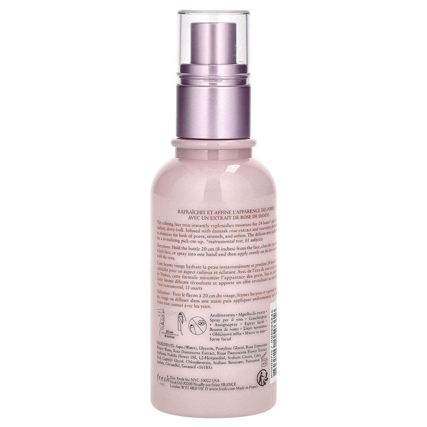 Fresh Damask Rose Instant Hydration Mist, 3.3 fl oz - Image 2