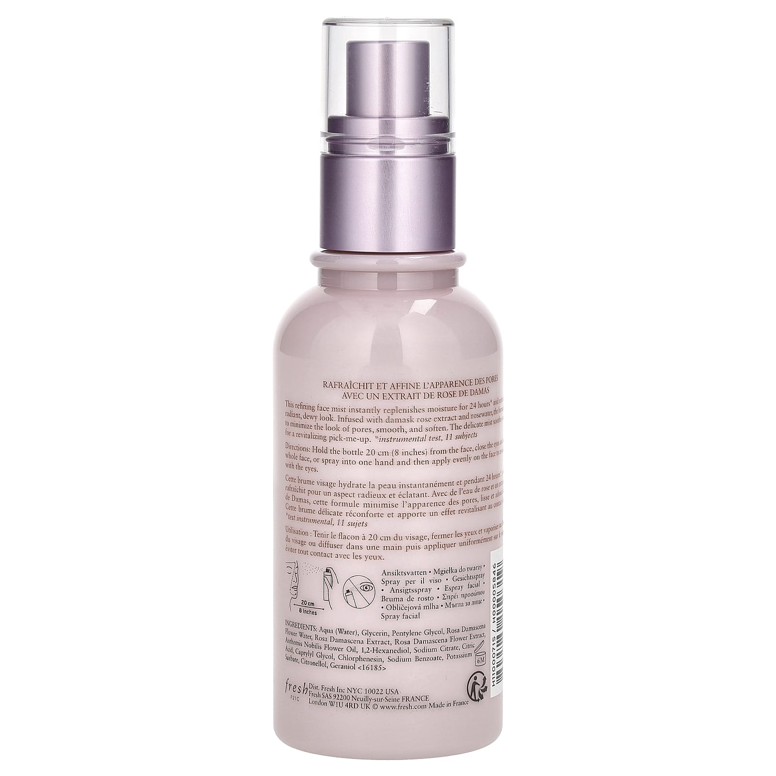 Fresh Damask Rose Instant Hydration Mist, 3.3 fl oz - Image 2