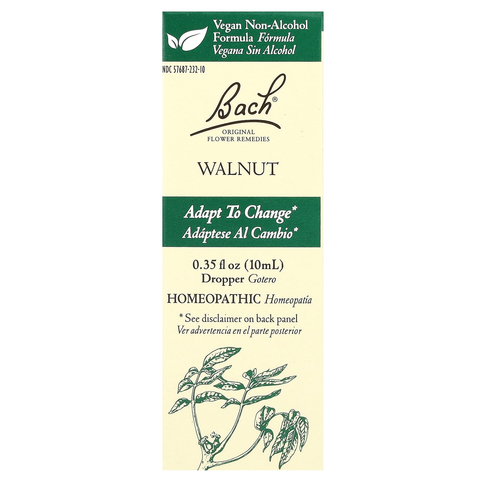 Walnut Flower Remedy by Bach for Emotional Balance - 0.35 fl oz - Image 1