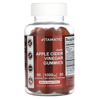 Vitamatic Apple Cider Vinegar Gummies - 60 Count, 1000mg Per Serving