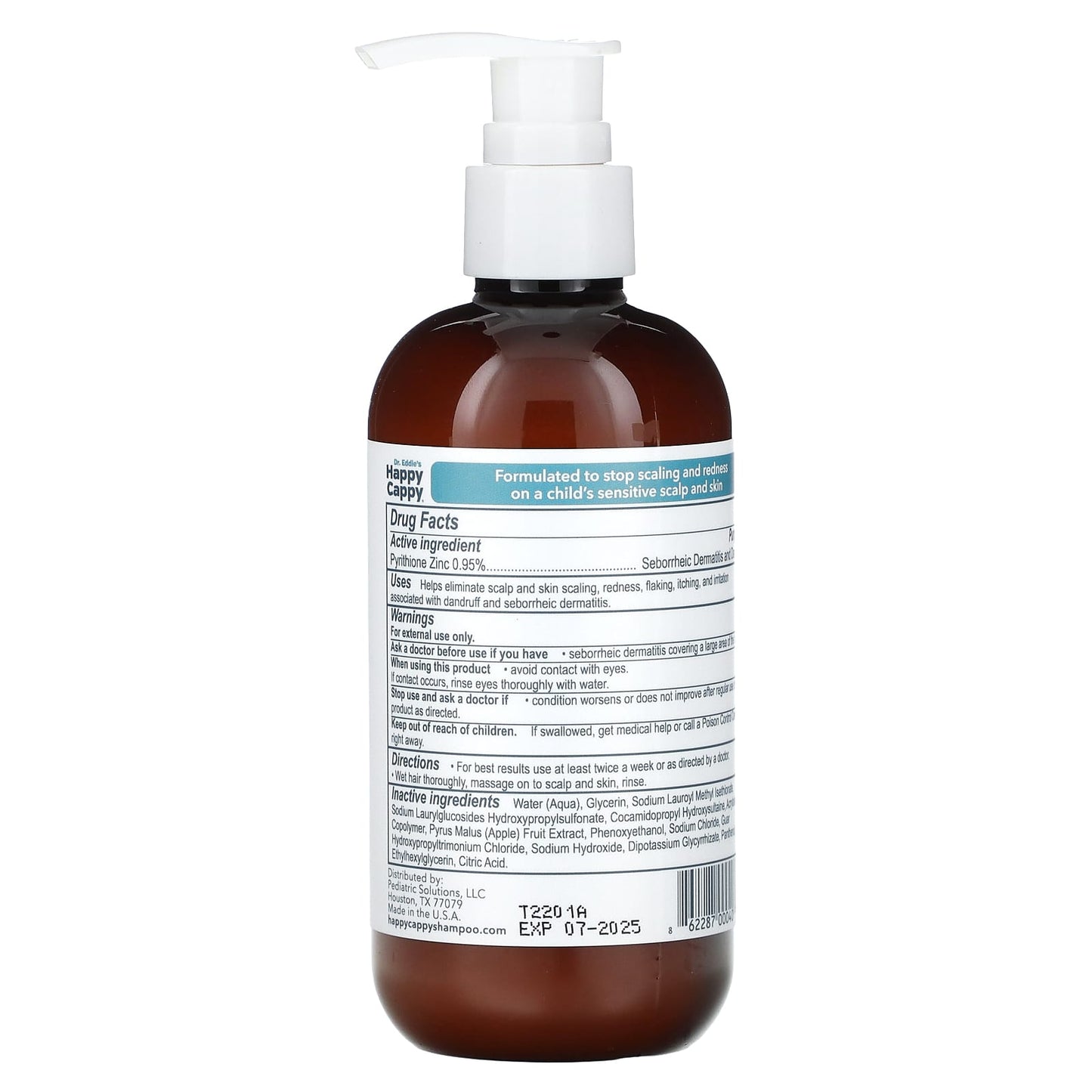 Fragrance-Free Medicated Shampoo & Body Wash for Sensitive Scalp & Skin | Happy Cappy - Image 2