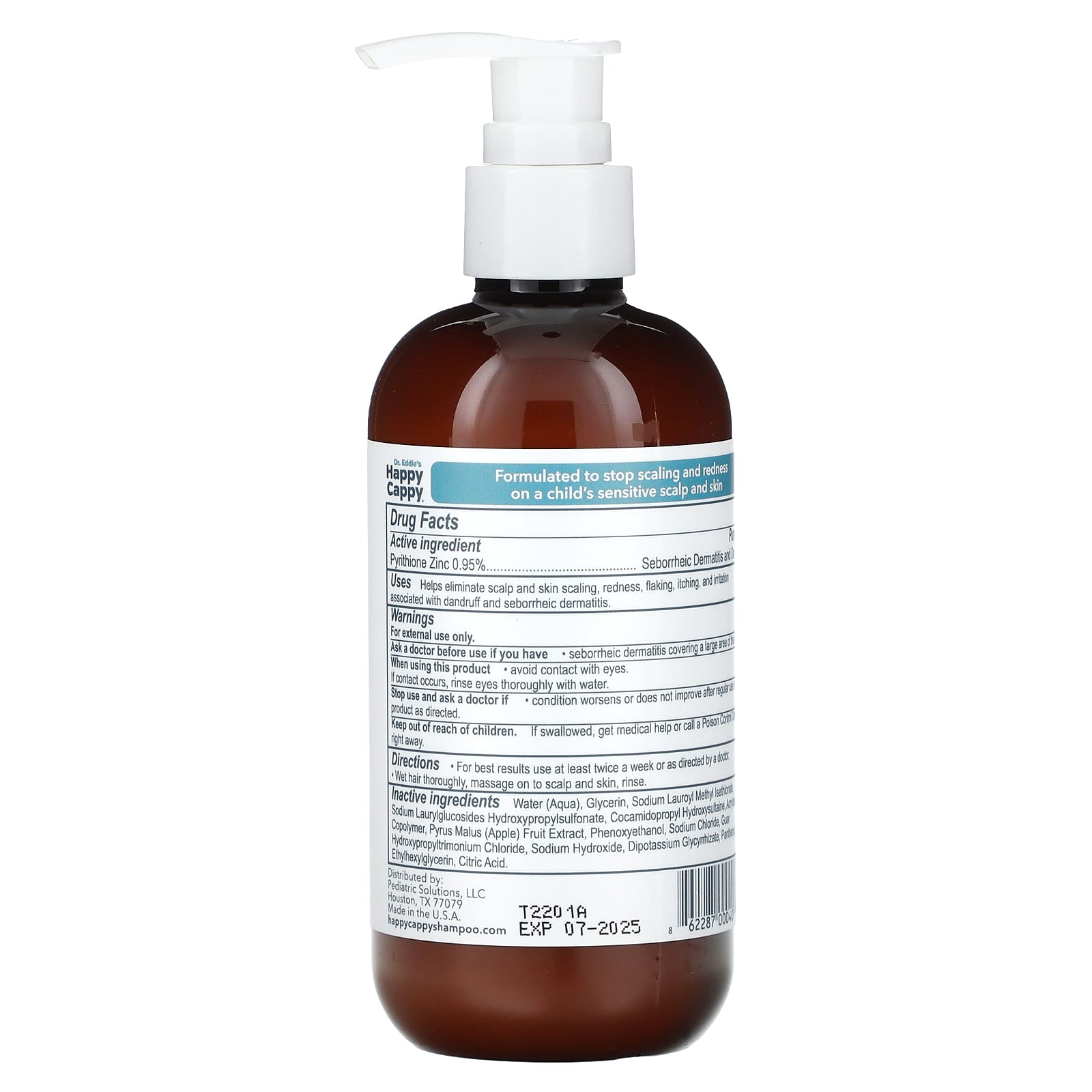 Fragrance-Free Medicated Shampoo & Body Wash for Sensitive Scalp & Skin | Happy Cappy - Image 2