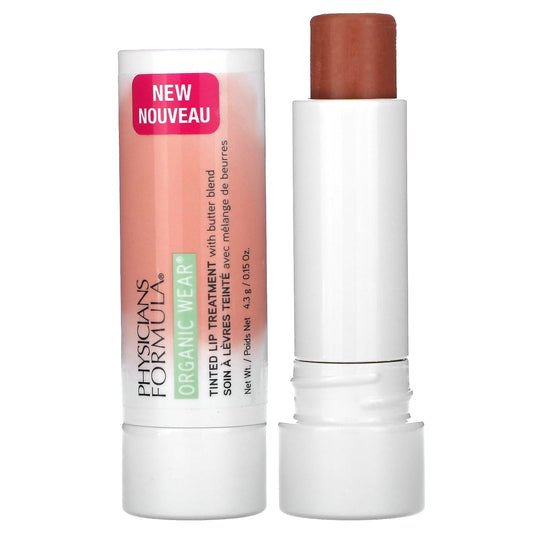 Physicians Formula, Organic Wear, Tinted Lip Treatment, Gingersnap, 0.15 oz (4.3 g) - Image 1