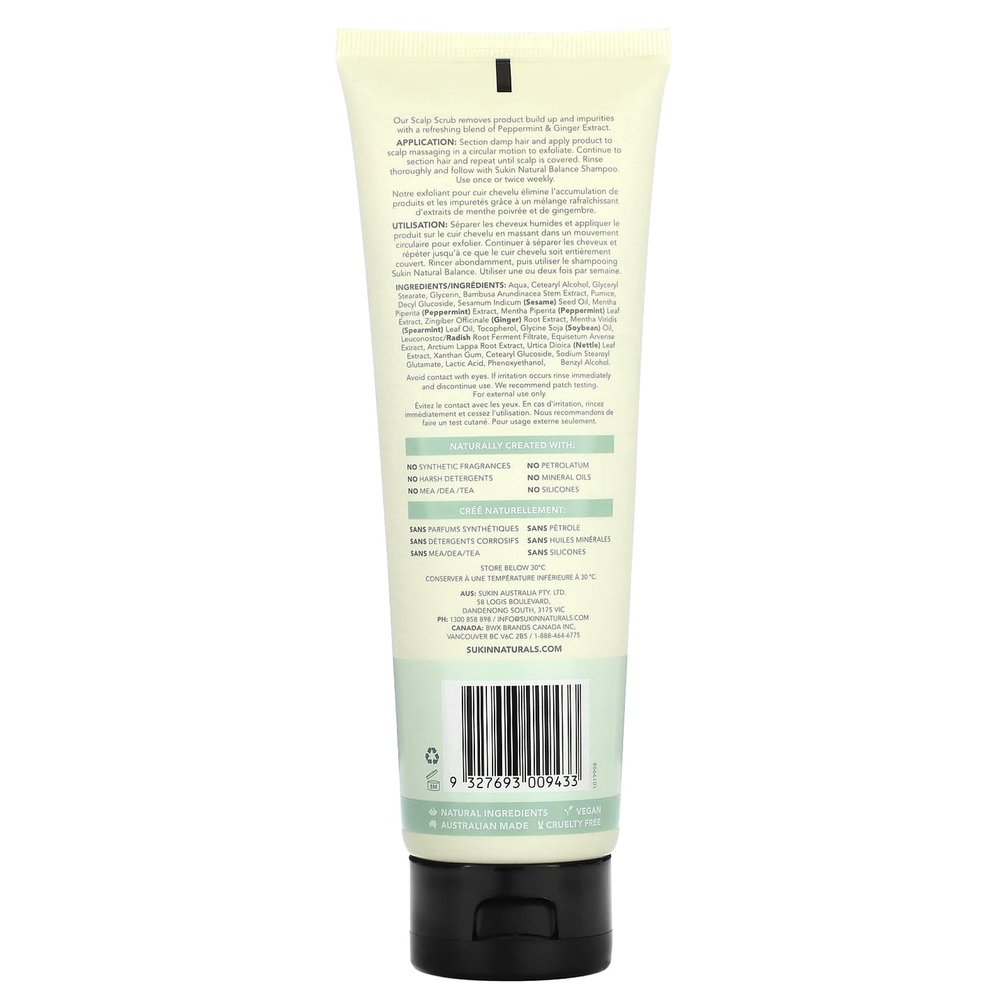 Sukin, Haircare, Natural Balance Scalp Scrub, 6.76 fl oz (200 ml) - Image 2