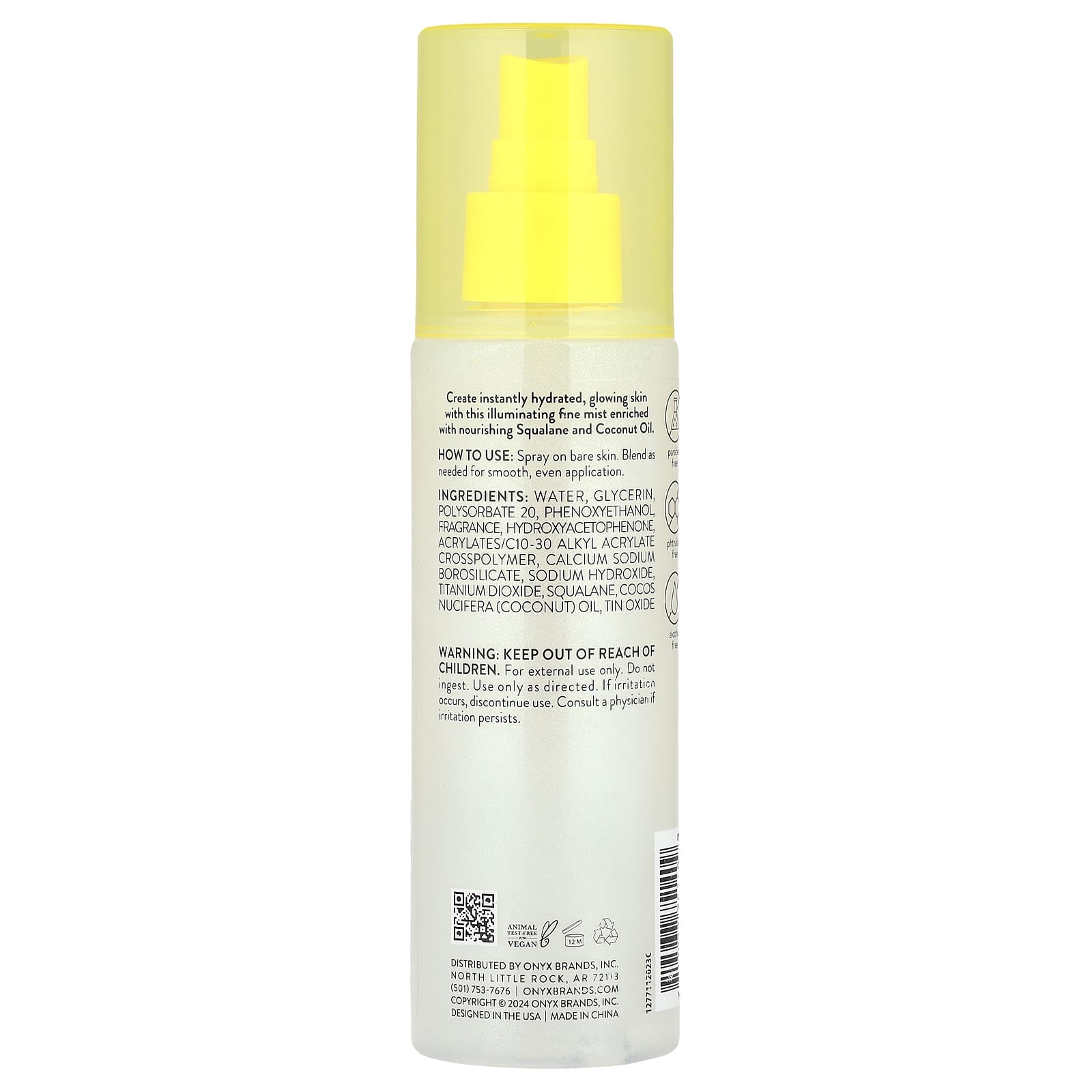 Onyx Professional, Coconut Bliss, Hydrating Shimmer Mist, Coconut & Vanilla, 6.5 fl oz (200 ml) - Image 2