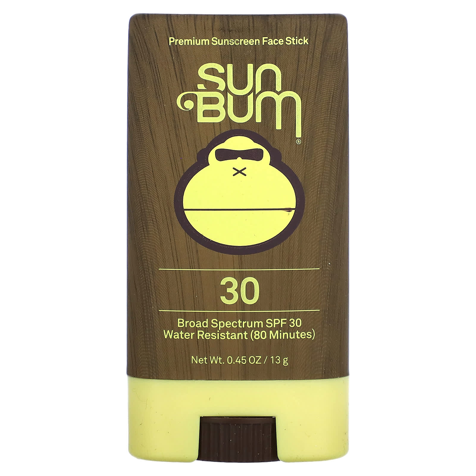 Sun Bum, Premium Sunscreen Face Stick, SPF 30 , 0.45 oz (13 g) - Image 1