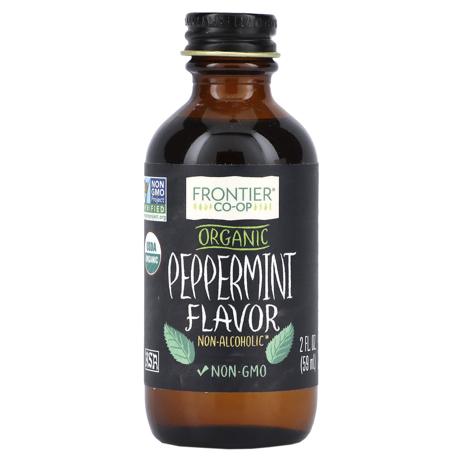 Organic Peppermint Flavor by Frontier Co-op - Non-Alcoholic & USDA Organic - Image 1