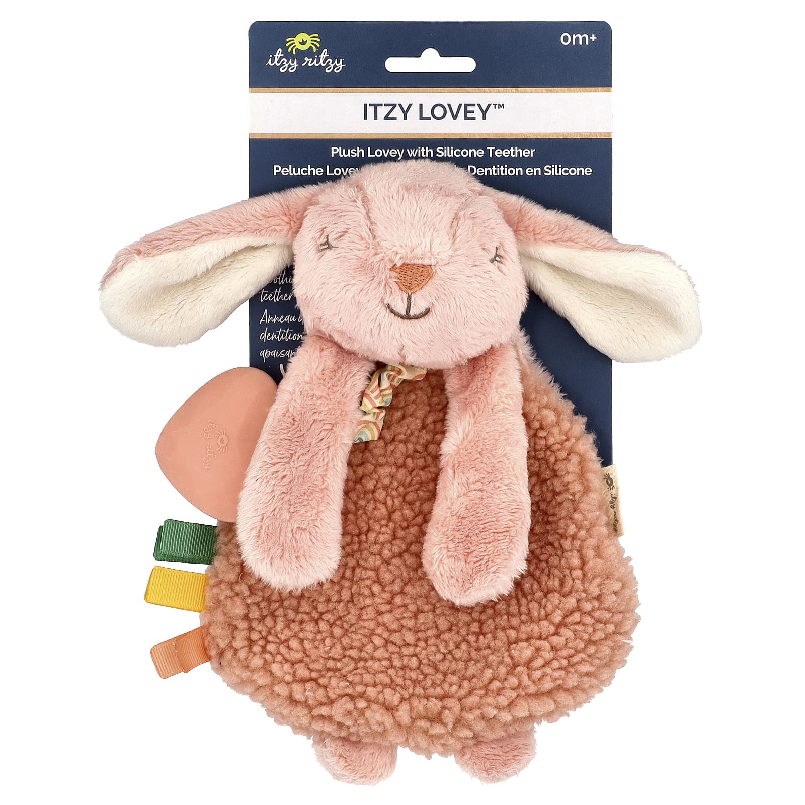 Soft Itzy Lovey Plush with Teether for Newborns and Infants - Image 1