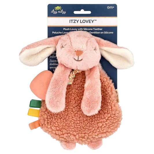 Soft Itzy Lovey Plush with Teether for Newborns and Infants - Image 1