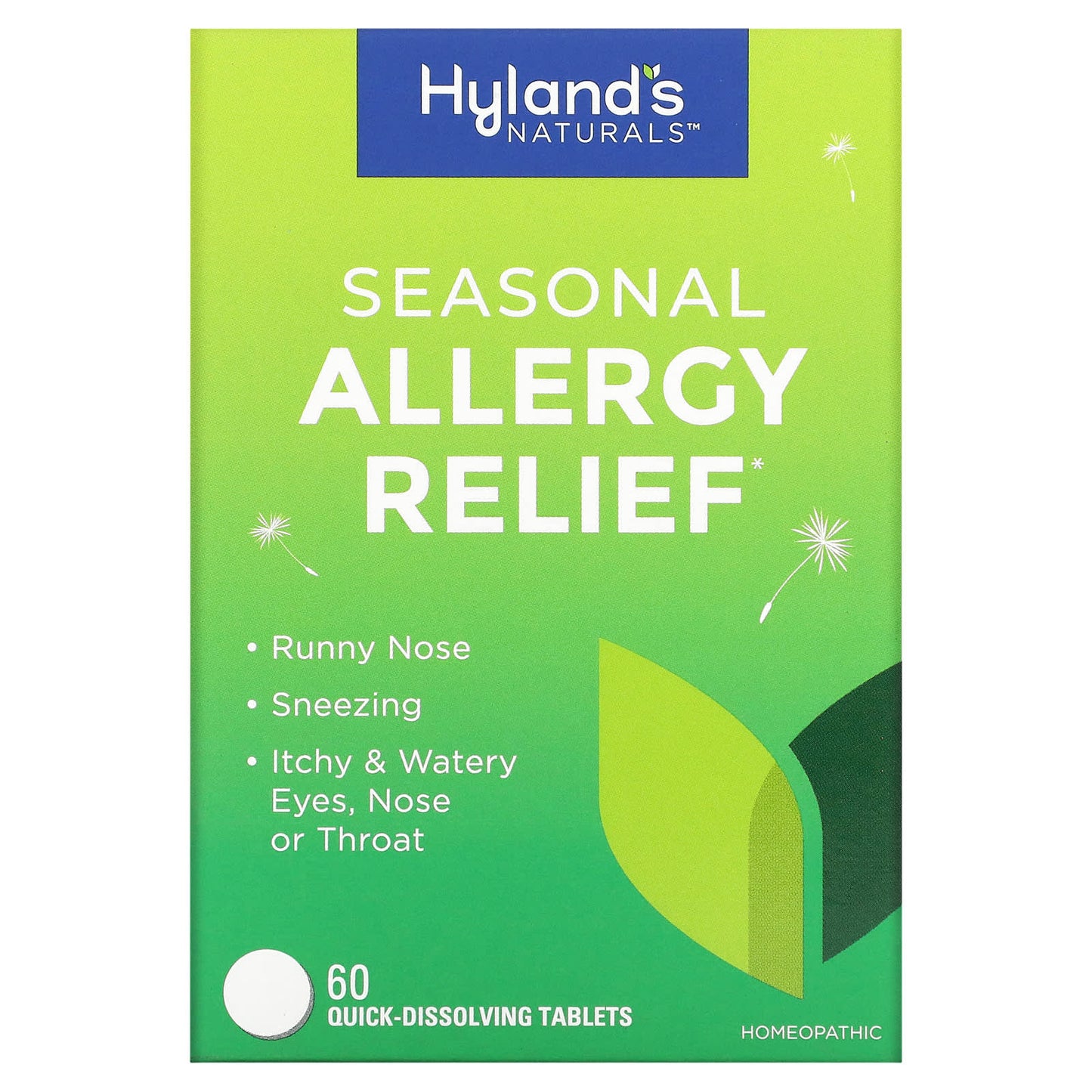 Seasonal Allergy Relief - Fast Acting, Non-Drowsy Tablets by Hyland's Naturals - Image 1
