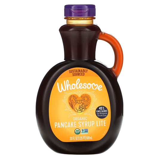Wholesome Sweeteners, Organic Pancake Syrup, Lite, 20 fl oz (591 ml) - Image 1