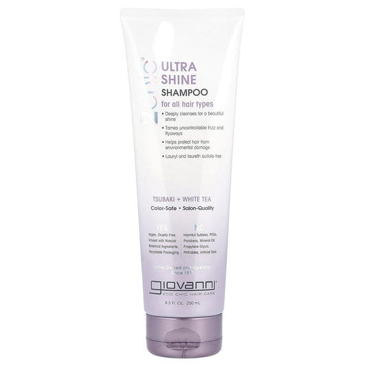 Giovanni Ultra Shine Shampoo for All Hair Types 8.5 fl oz (250 ml) - Image 1