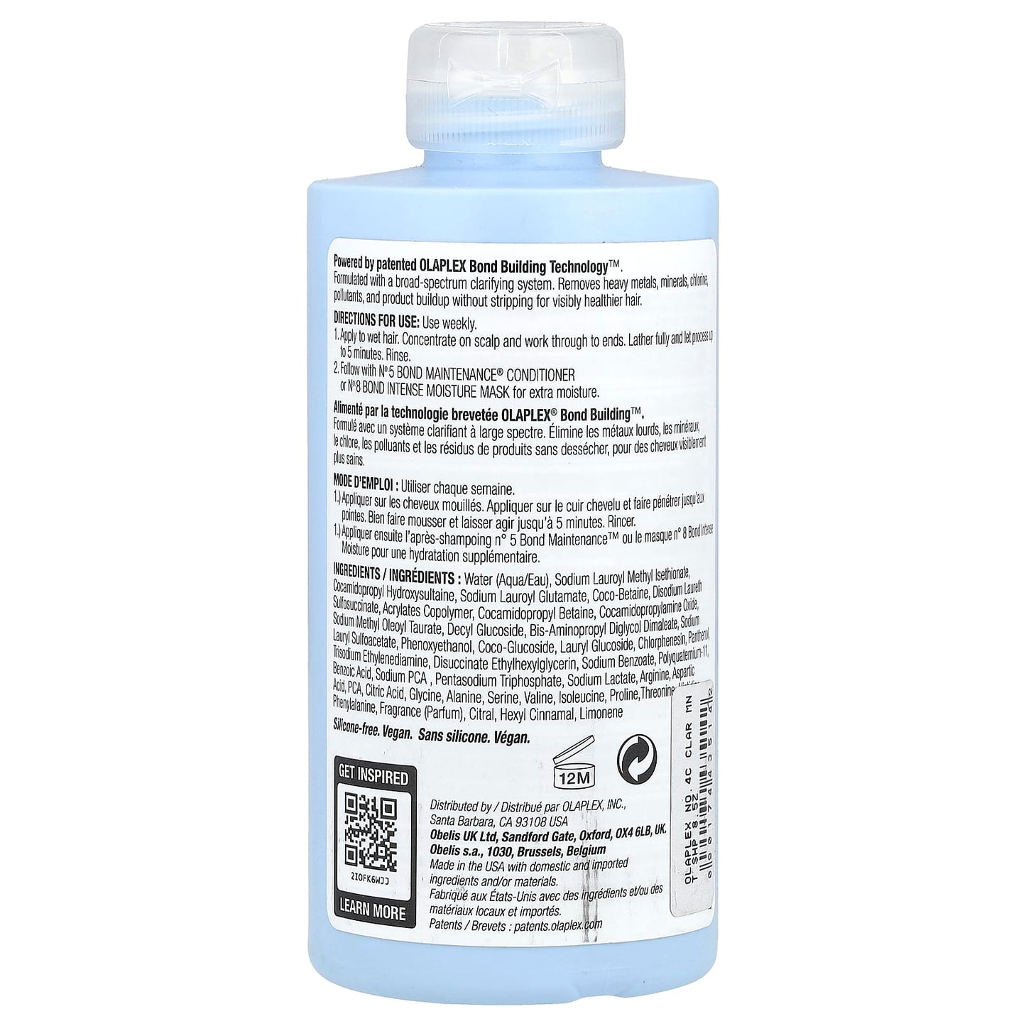 Olaplex, N°4C Bond Maintenance® Clarifying Shampoo, 8.5 fl oz (250 ml) - Image 2
