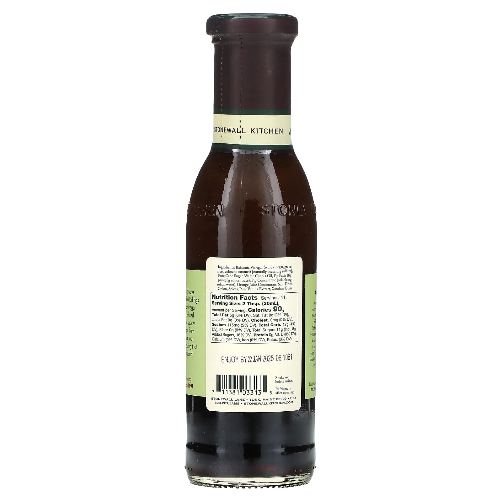 Stonewall Kitchen, Balsamic Fig Dressing, 11 fl oz (330 ml) - Image 2