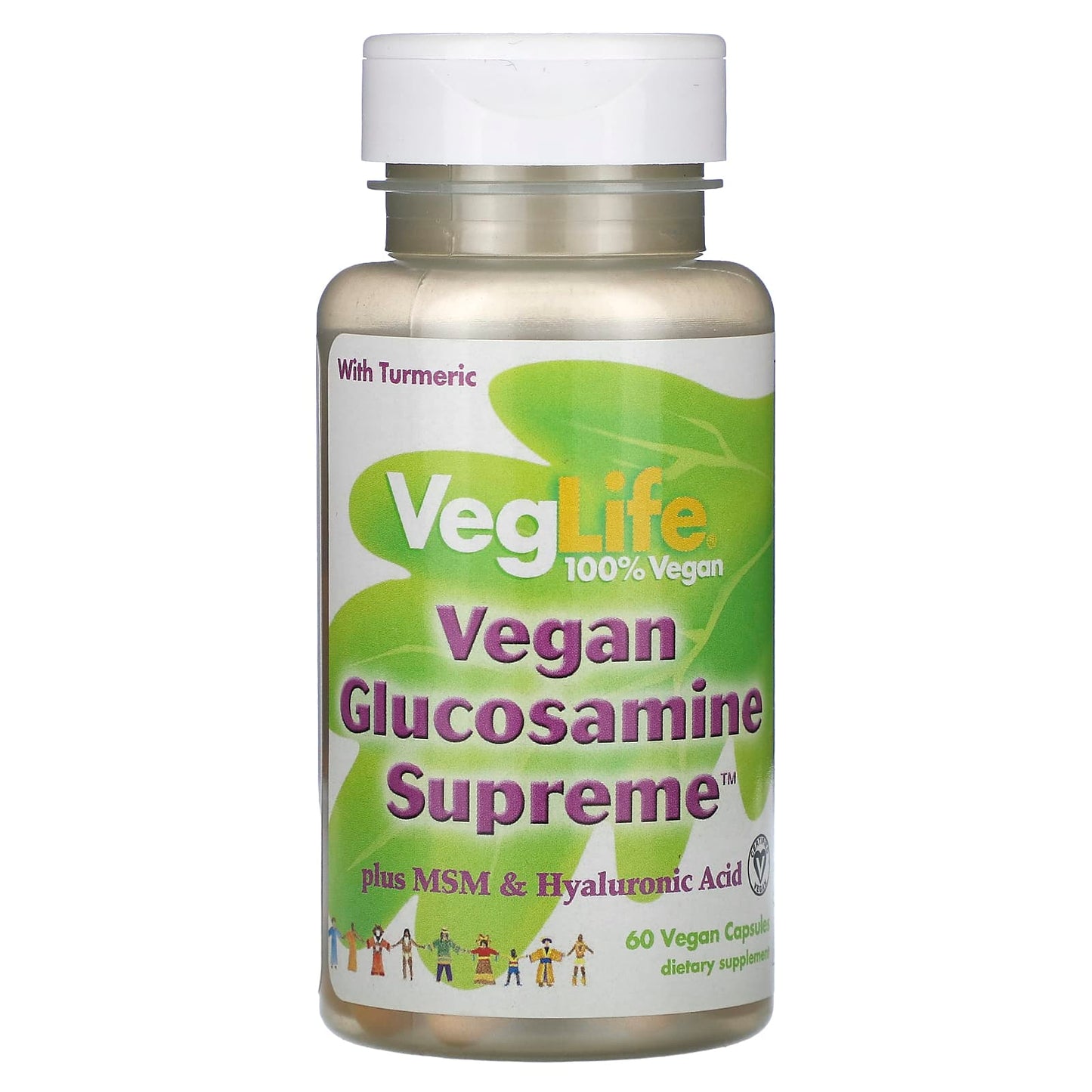 VegLife, Vegan Glucosamine Supreme, 60 Vegan Capsules - Image 1