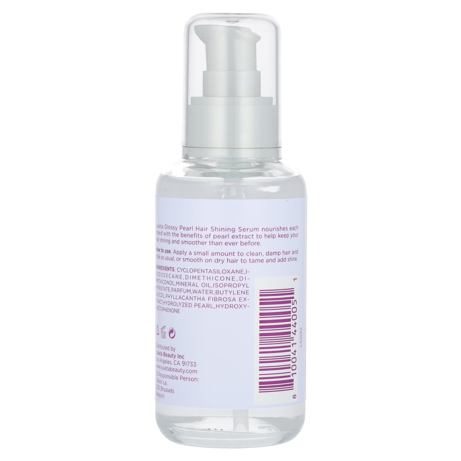 Luseta Beauty, Glossy Pearl, Hair Shining Serum, For All Hair Types, 3.38 fl oz (100 ml) - Image 2