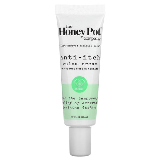 The Honey Pot Company, Anti-Itch Vulva Cream, 1.01 fl oz (30 ml) - Image 1