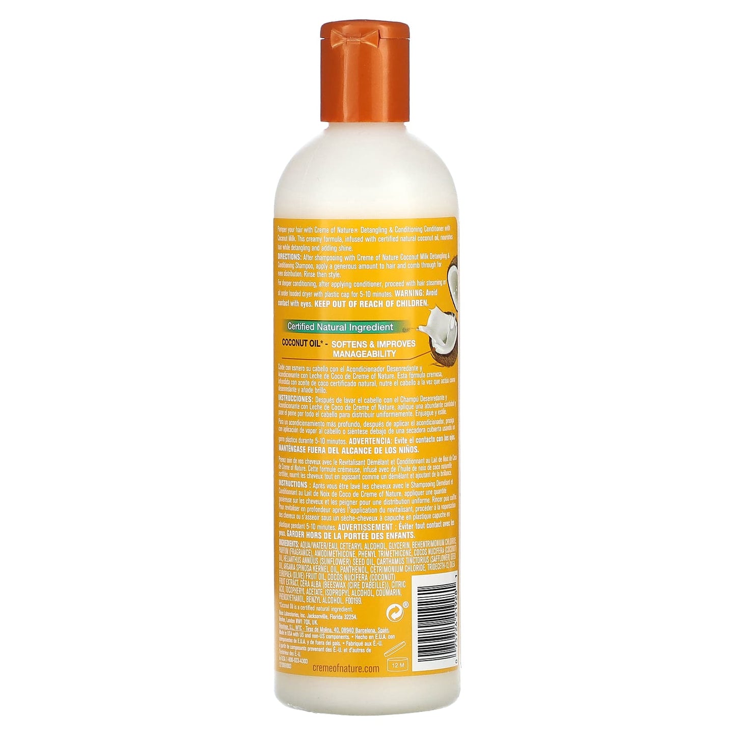 Nourishing Coconut Milk Detangling & Conditioning Conditioner by Creme of Nature - Image 2