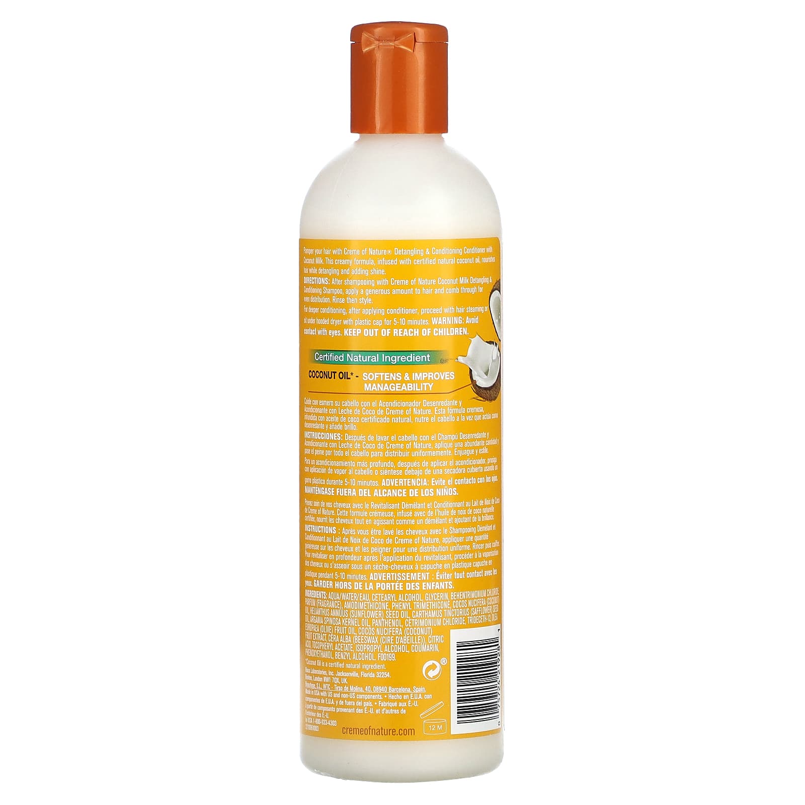 Nourishing Coconut Milk Detangling & Conditioning Conditioner by Creme of Nature - Image 2
