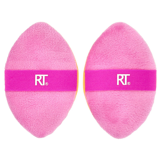 Real Techniques, Miracle 2-in-1 Powder Puff Duo, 2 Pack - Image 1