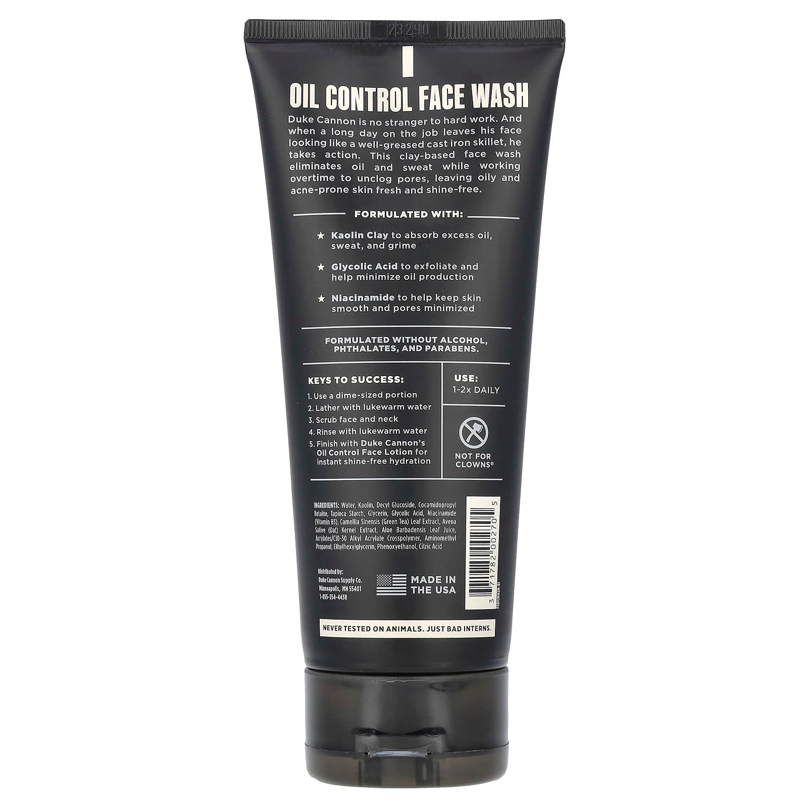 Oily Skin Face Wash - Fragrance-Free, Non-Comedogenic, 6 fl oz - Image 2