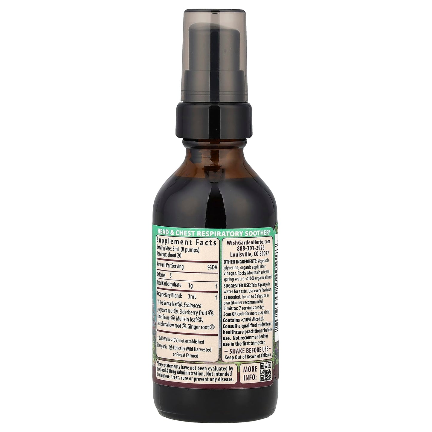 WishGarden Herbs, Congestion™ Rescue, Pregnancy, 2 fl oz (59 ml) - Image 2