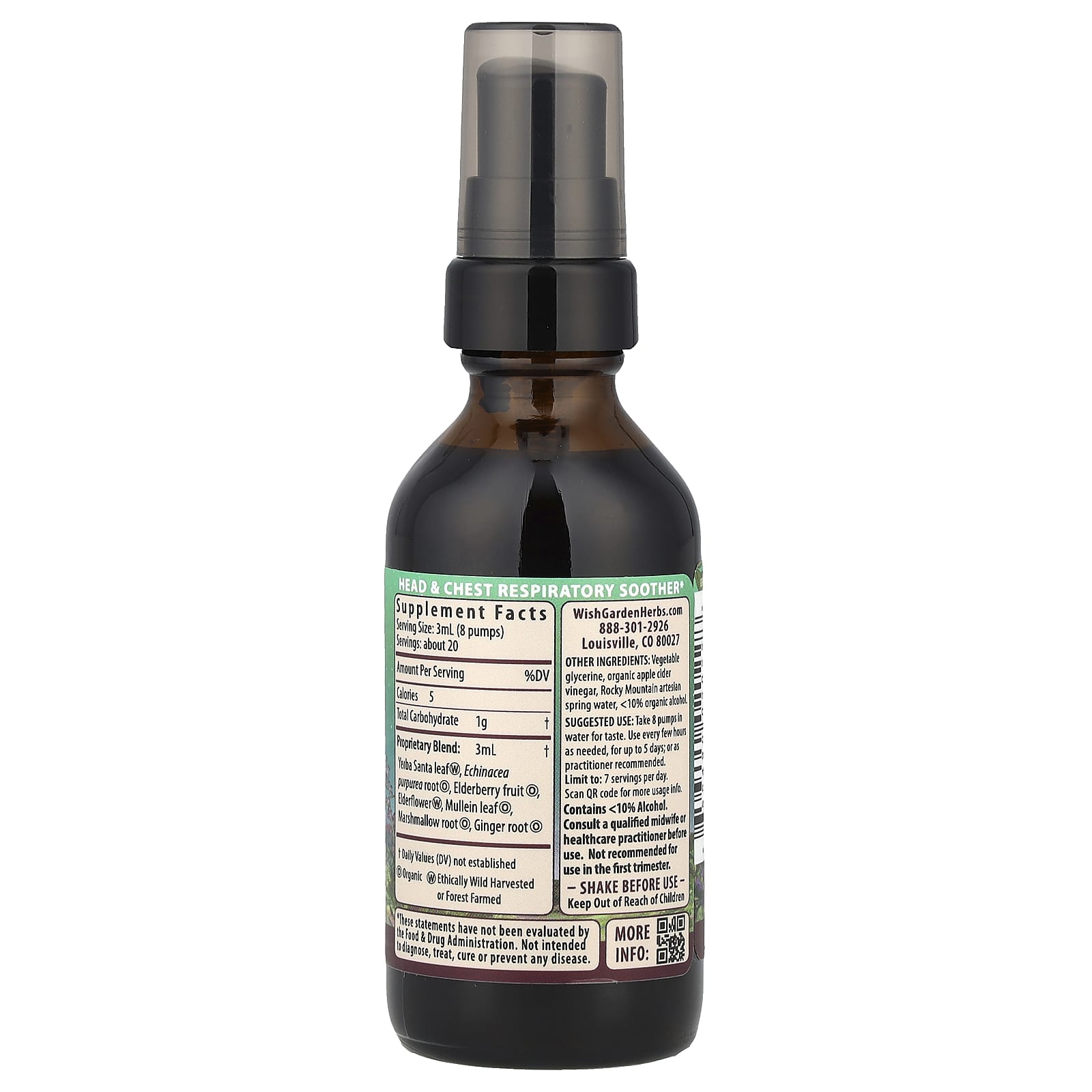 WishGarden Herbs, Congestion™ Rescue, Pregnancy, 2 fl oz (59 ml) - Image 2