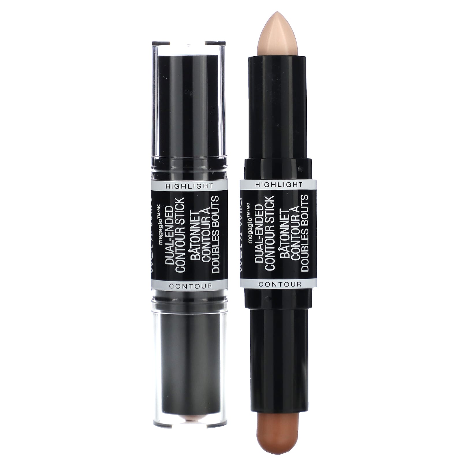 wet n wild, MegaGlo, Dual-Ended Contour Stick, Light/Medium, 0.28 oz (8 g) - Image 1