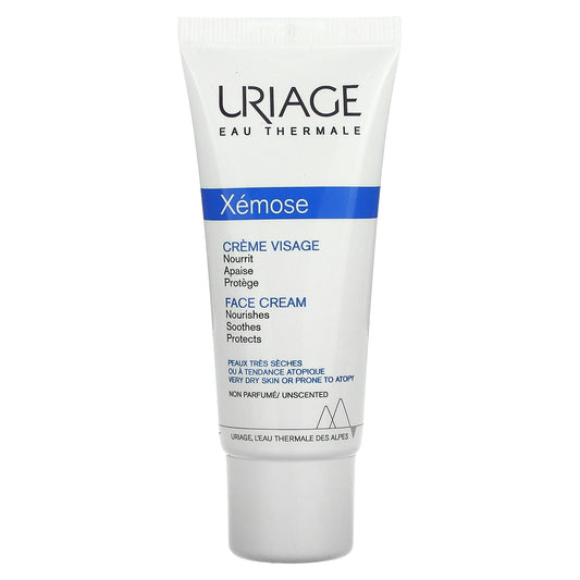 Uriage, Xemose, Face Cream, Unscented, 1.35 fl oz (40 ml) - Image 1