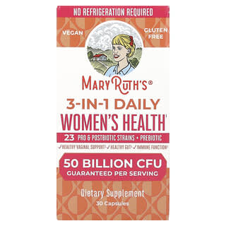 MaryRuth's Daily Women's Health Support, 50 Billion CFU, 30 Capsules