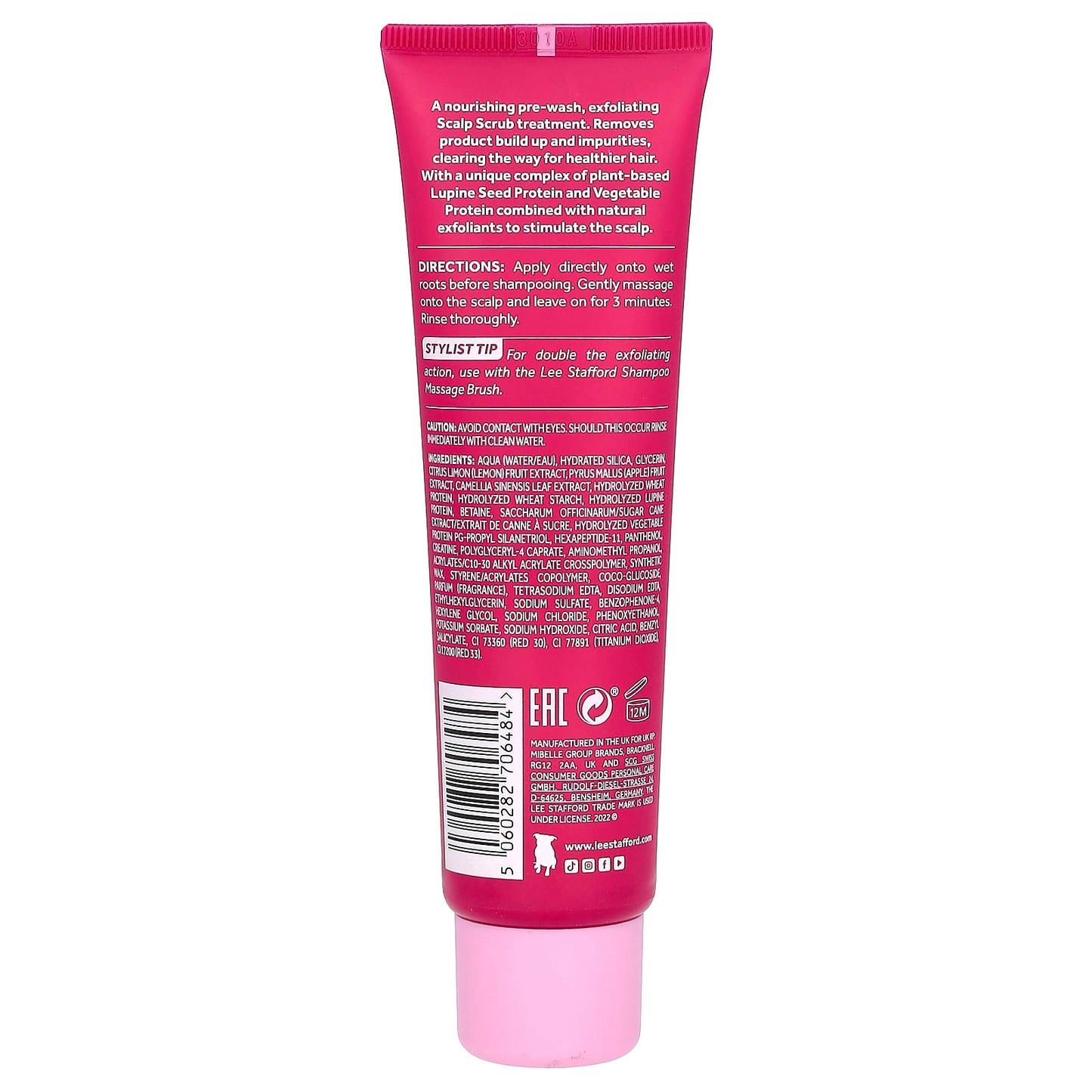 Lee Stafford, Grow Strong & Long, Stimulating Scalp Scrub, 3.3 fl oz (100 ml) - Image 2