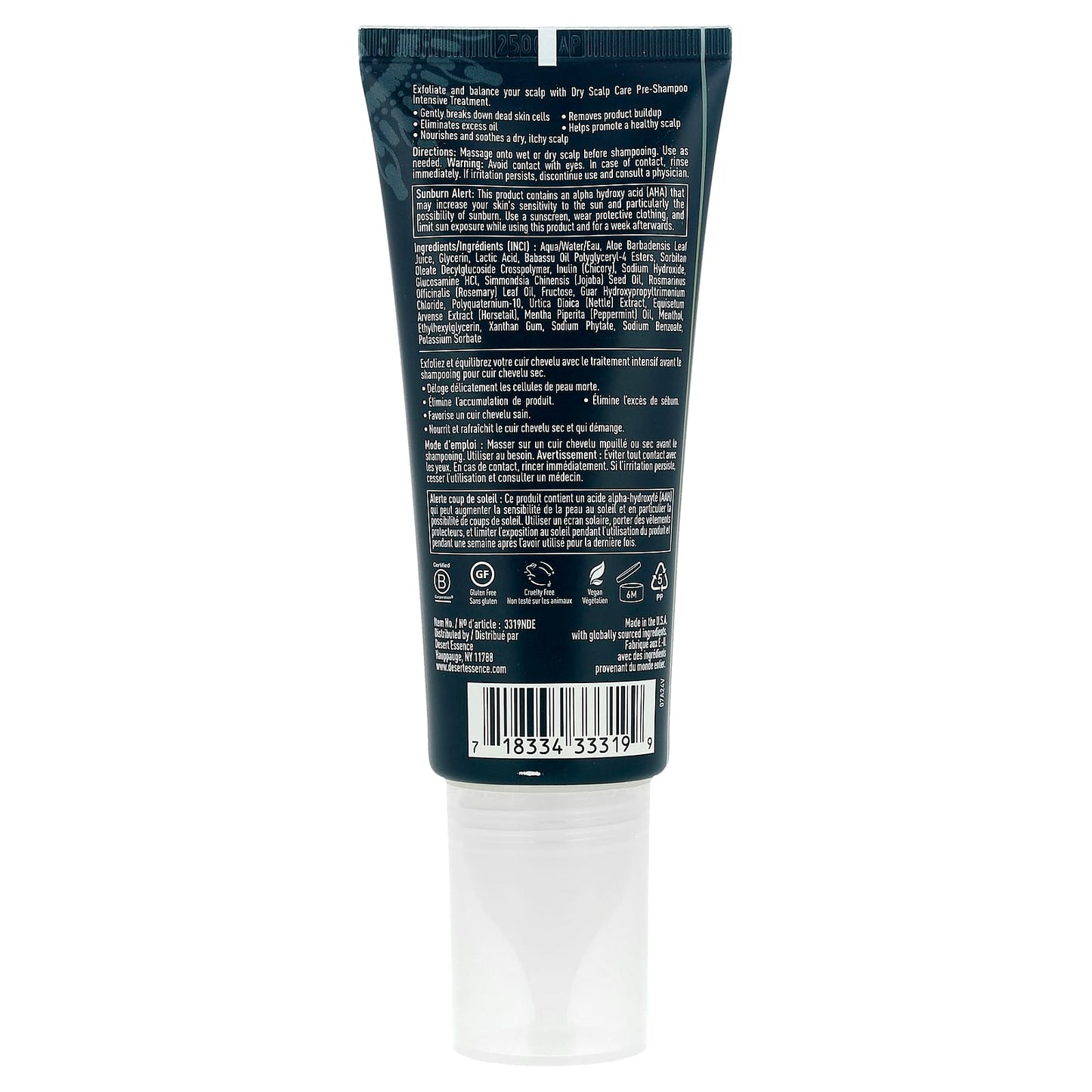 Desert Essence Dry Scalp Pre-Shampoo Treatment, 100ml - Image 2