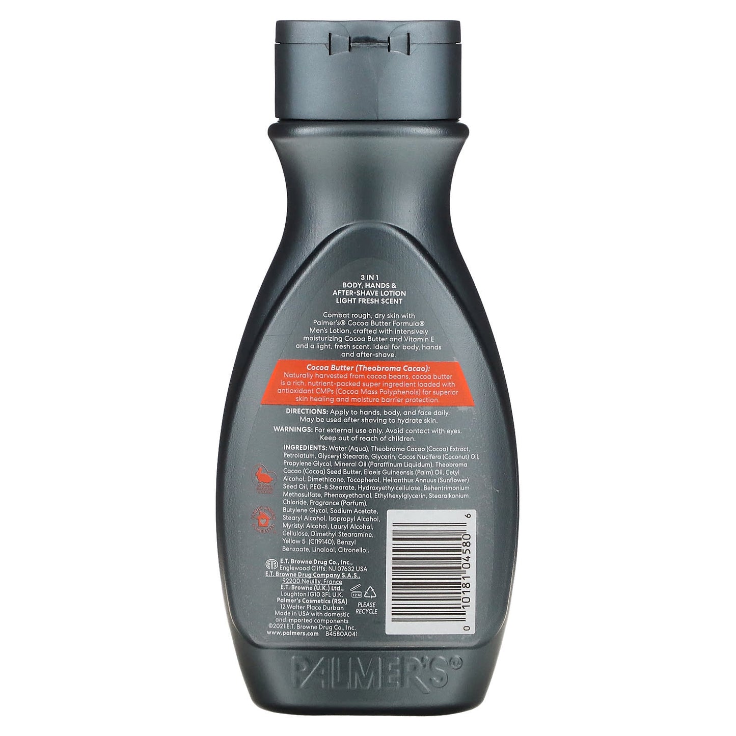 Palmer's, Cocoa Butter Formula® with Vitamin E, Men, 3-In-Lotion, 8.5 fl oz (250 ml) - Image 2
