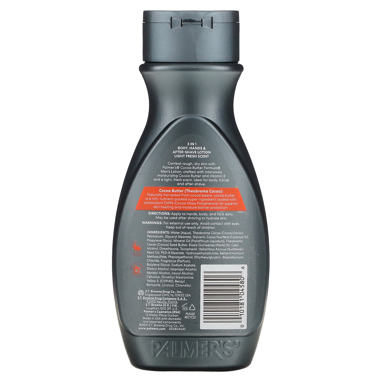 Palmer's, Cocoa Butter Formula® with Vitamin E, Men, 3-In-Lotion, 8.5 fl oz (250 ml) - Image 2