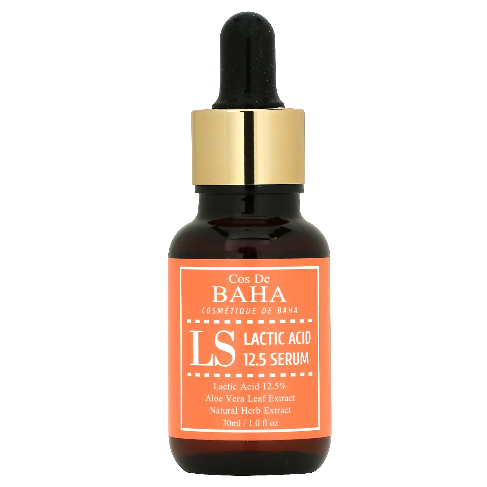 Cos De BAHA Lactic Acid 12.5% Serum for Brighter, Smoother Skin - 30ml - Image 1
