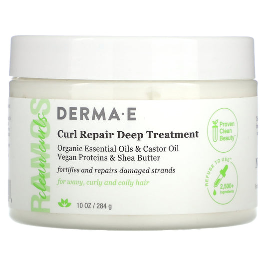 Derma E Clean Curls Curl Repair Treatment Mask, 10 oz - Image 1