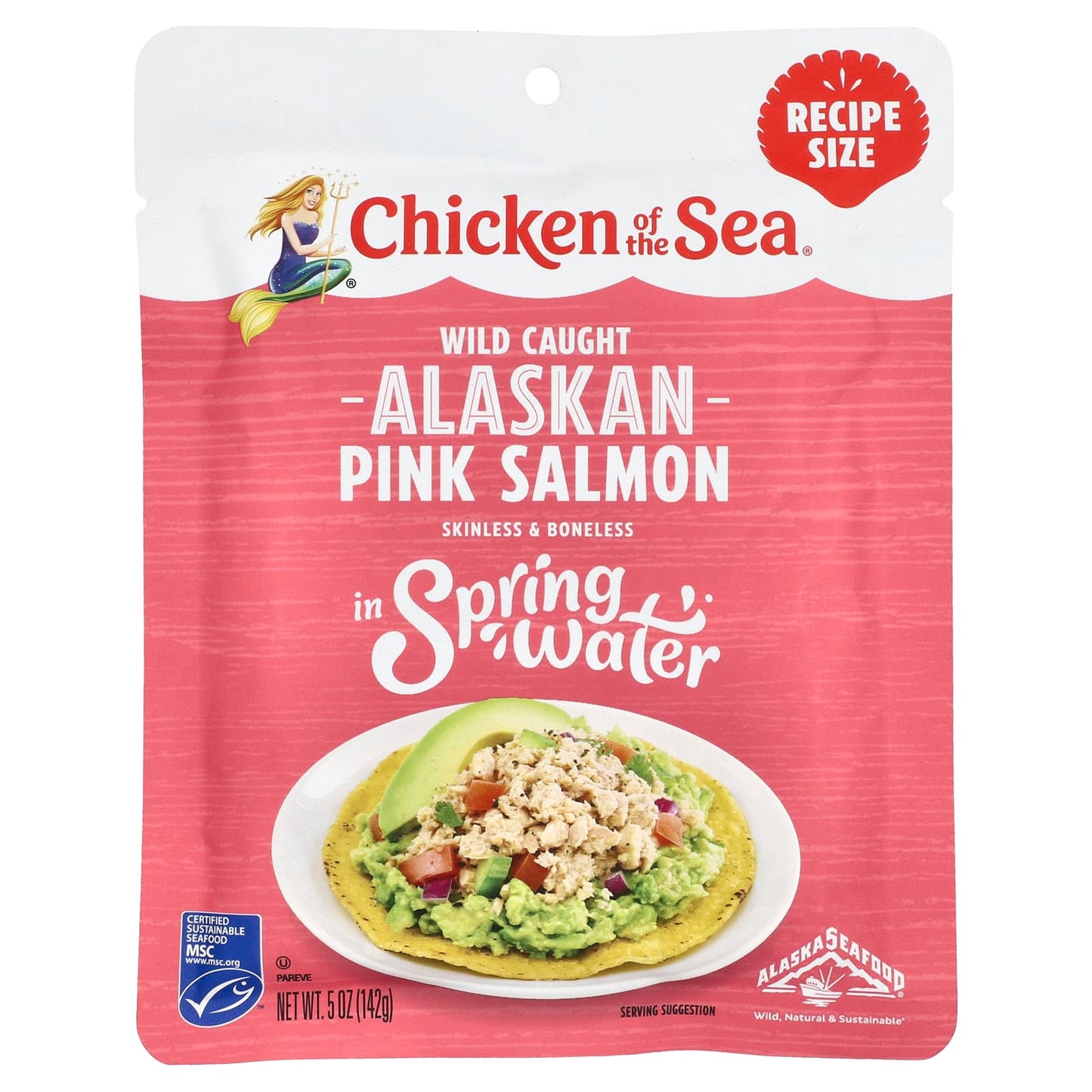 Wild Caught Alaskan Pink Salmon by Chicken of the Sea, 5 oz (142g) - Image 1