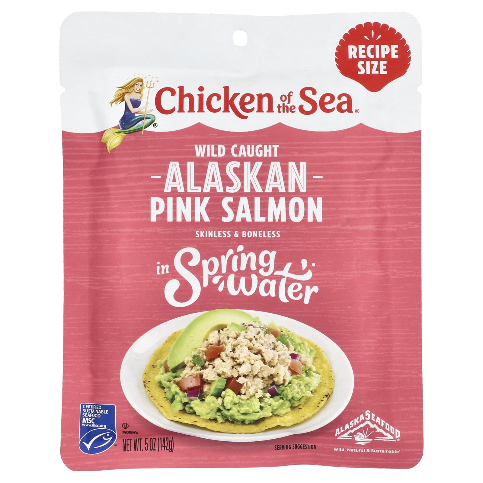 Wild Caught Alaskan Pink Salmon by Chicken of the Sea, 5 oz (142g) - Image 1